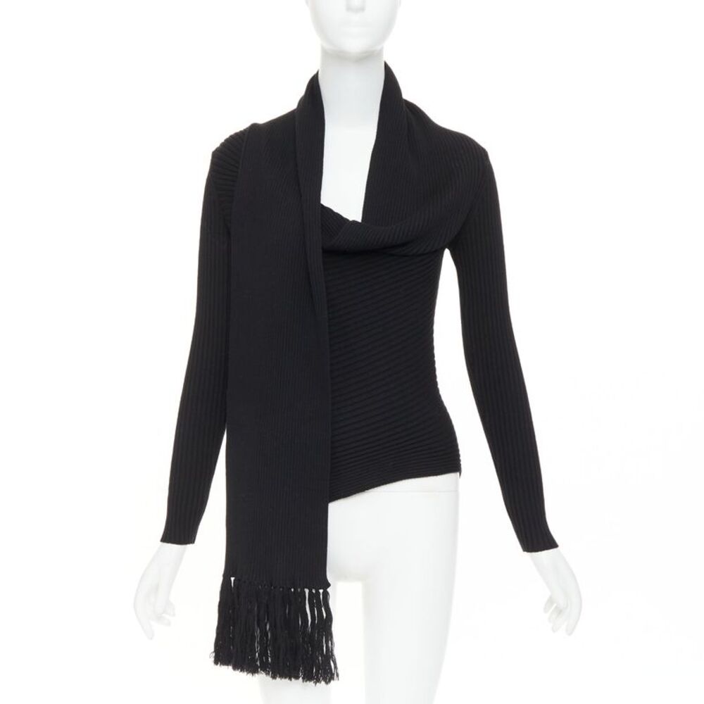 Jean Paul Gaultier Wool Cowl Neck Sweater